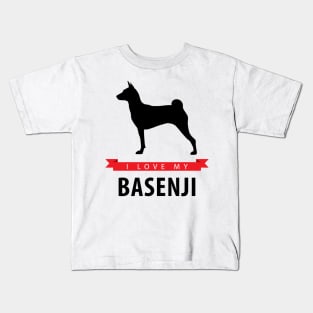 I Love My Basenji Kids T-Shirt